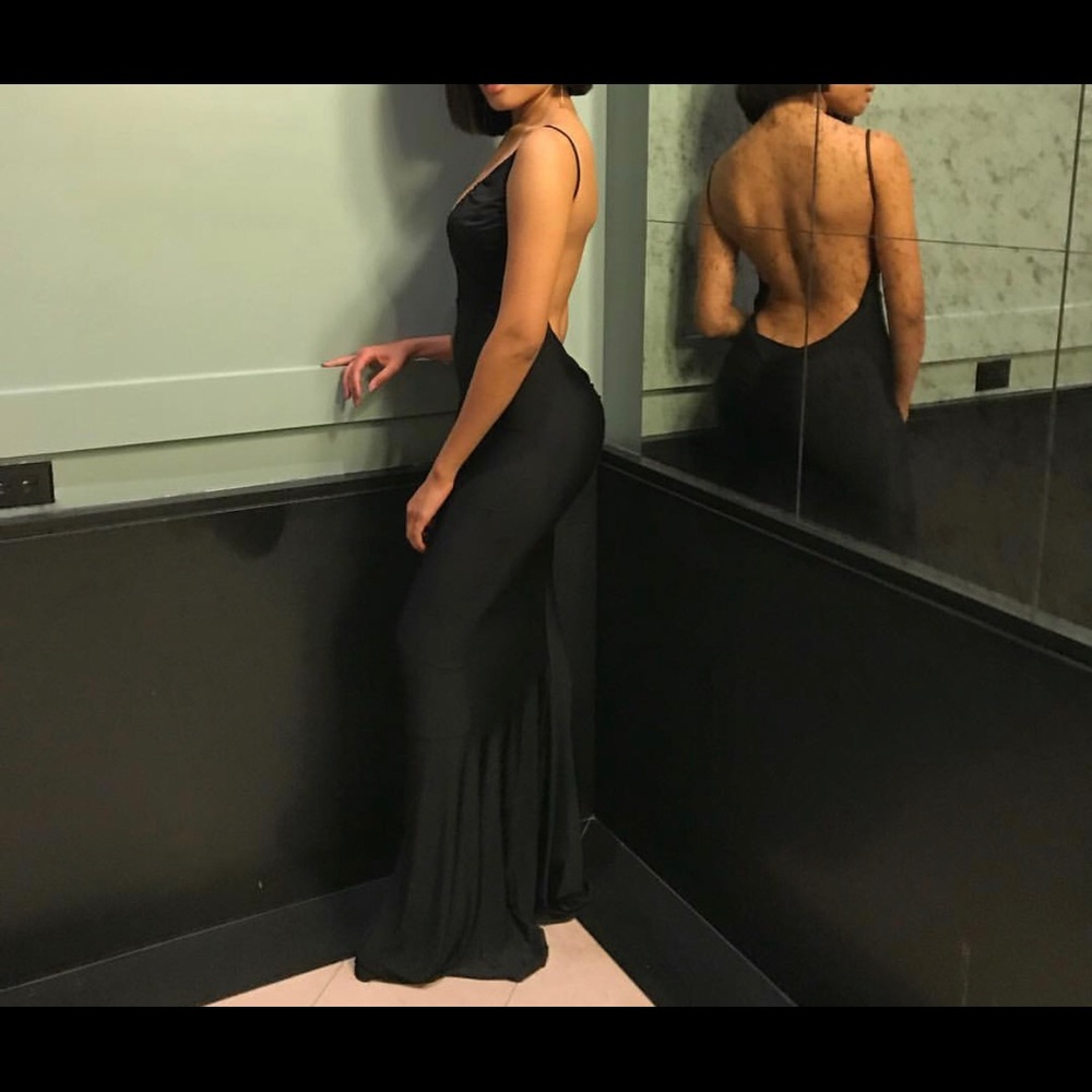 Abyss by Abby black prom dress